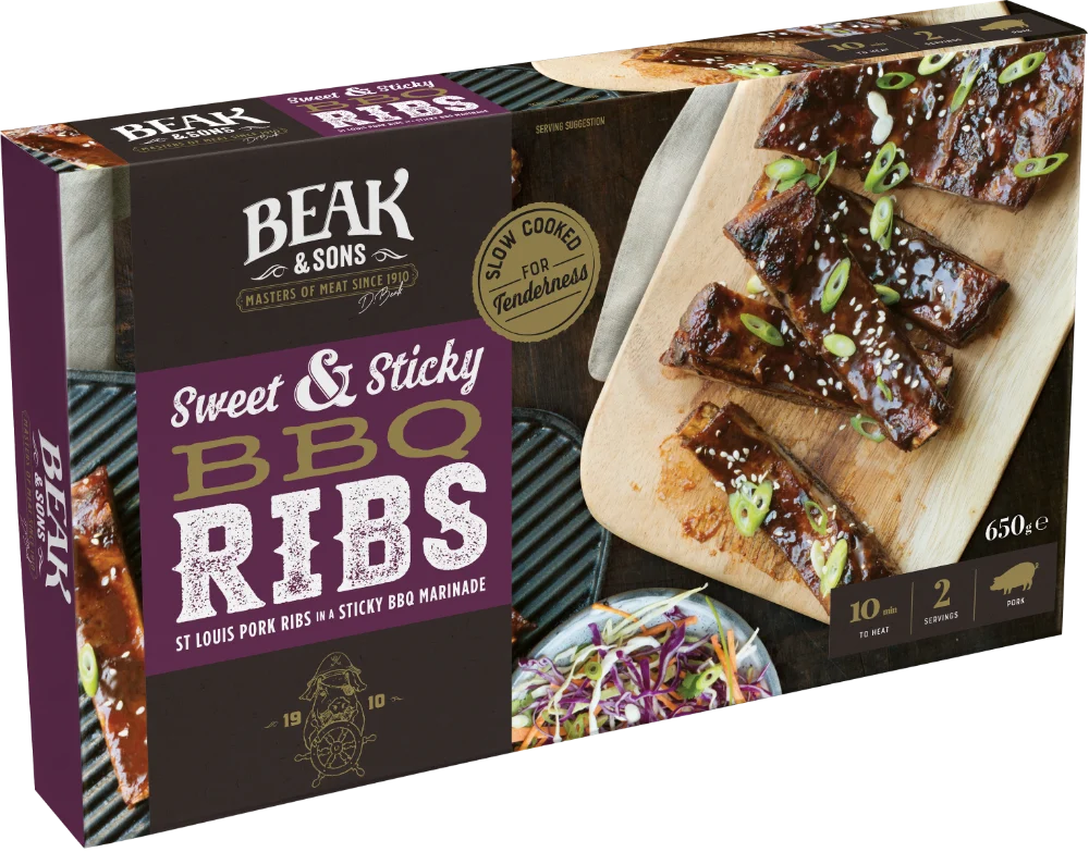 Frozen BBQ Ribs pack image