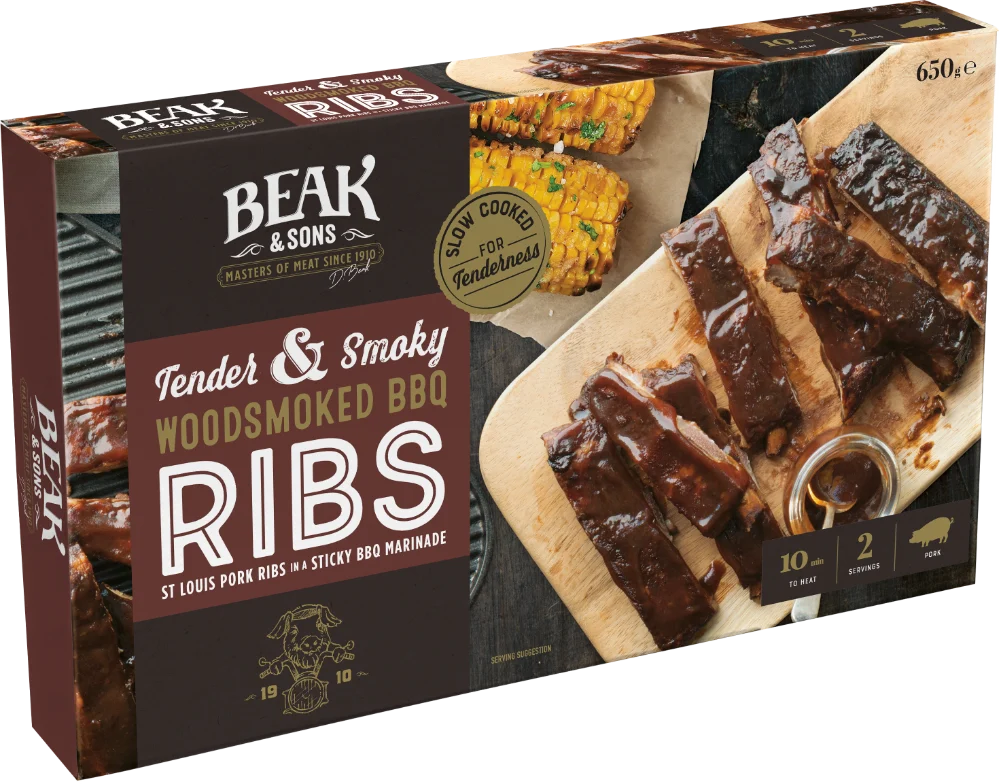 Frozen Woodsmoke ribs pack