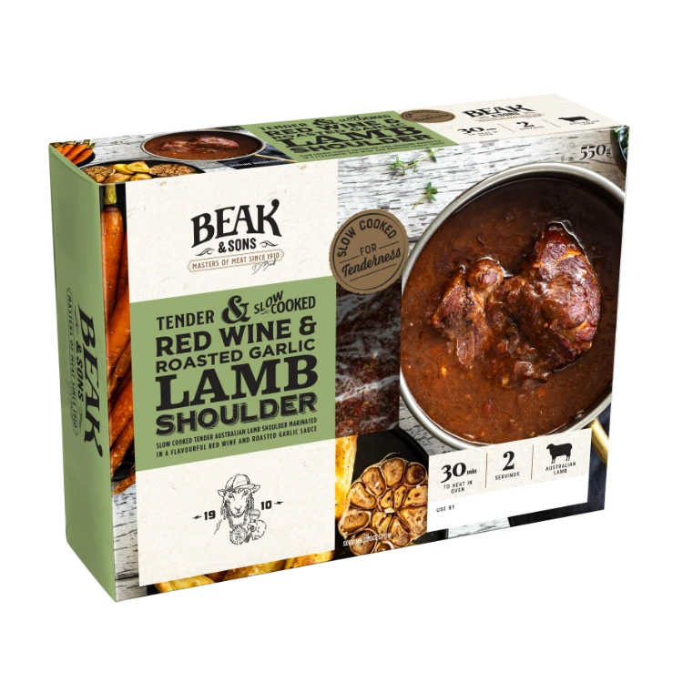 Red Wine Lamb Shoulder-3D